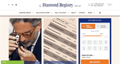 Desktop Screenshot of diamondregistry.com